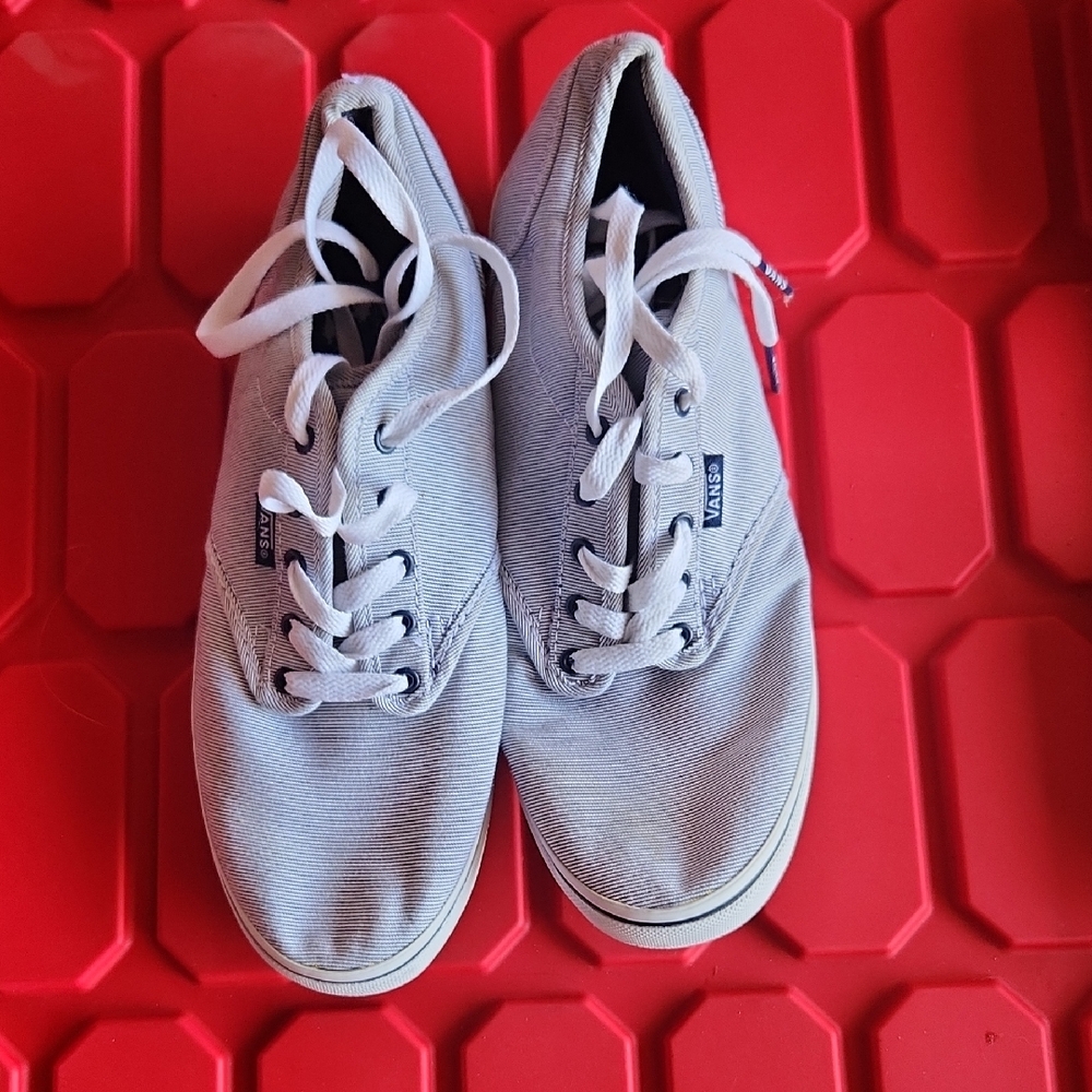 Vans Gray Canvas Women's Shoes
